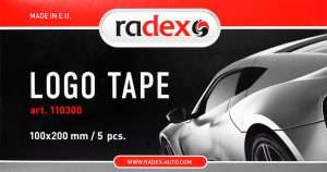 Radex Logo Tape 100 mm x 200 mm 5 stuks per Set - Radex Non-Paints
