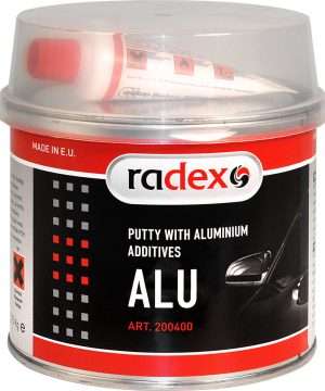 Radex Alu Putty 0,75 kg + Hardener (1 st.) - Radex Non-Paints