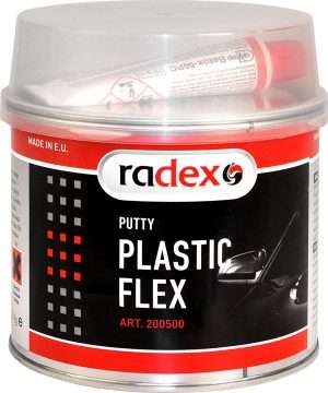Radex Plastic Flex Putty 0,5 kg + Hardener (1 st.) - Radex Non-Paints