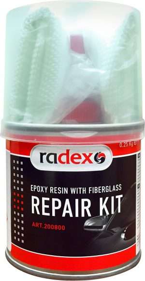 Radex Repair Kit Epoxy met Glasvezels 0,25 kg (1 st.) - Radex Non-Paints