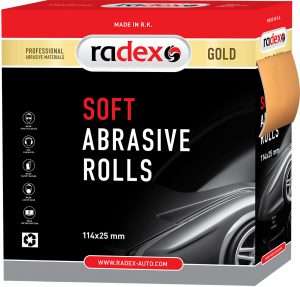 Radex Gold Soft Schuurrol 114 mm x 25 m (1 st.) - Radex Non-Paints