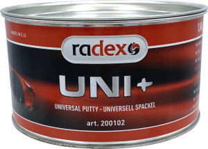 Radex Uni+ Universal Putty 1,8 kg + Hardener - Radex Non-Paints