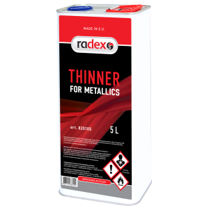 Radex Thinner for Basecaot (metallics), 5L - Radex Non-Paints